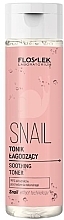 Düfte, Parfümerie und Kosmetik Gesichtstonikum - Floslek Snail Soothing Toner 