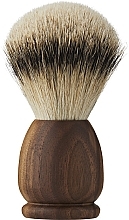 Rasierpinsel - Acca Kappa Apollo Walnut Wood Superior Silver Badger Shaving Brush  — Bild N1