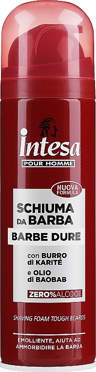 Rasierschaum mit Vitamin E - Intesa Classic Red Shaving Tough Beards — Bild N1