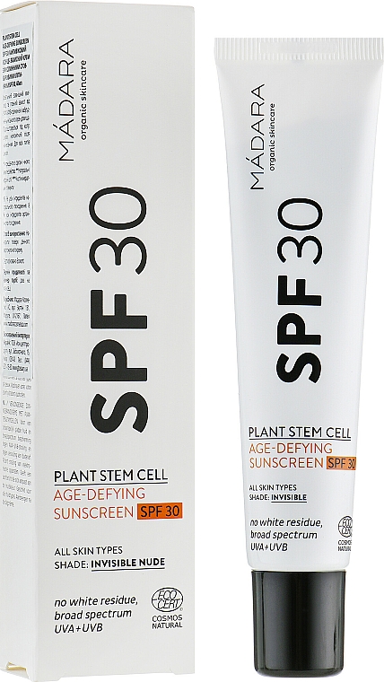 Sonnenschutzcreme für das Gesicht SPF 30 - Madara Cosmetics Age Protecting Sunscreen SPF30 — Bild N1