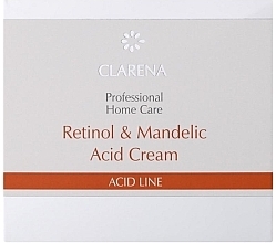 Anti-Falten Gesichtscreme mit Mandelsäure und Retinol - Clarena Retinol & Mandelic Acid Cream  — Bild N3