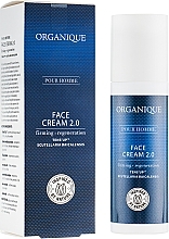 Regenerierende und straffende Gesichtscreme für Männer - Organique Naturals Pour Homme Face Cream 2.0 — Bild N2