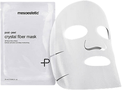 Gesichtsmaske - Mesoestetic Post-Peel Crystal Fiber Mask — Bild N1