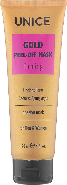 Gesichtsmaske mit Glow-Effekt - Unice Black Peel-Off Mask Firming — Bild N1