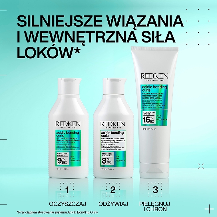 Conditioner ohne Silikone für lockiges Haar - Redken Acidic Bonding Curls Silicone-Free Conditioner  — Bild N9