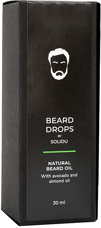 Ätherisches Öl für Bart - Solidu Beard Drops NaturalBeard Oil — Bild N2