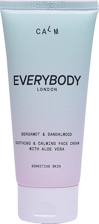 Beruhigende Gesichtscreme Bergamotte und Sandelholz - EveryBody Calm Soothing & Calming Face Cream Bergamot & Sandalwood — Bild N1