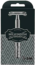 Düfte, Parfümerie und Kosmetik Rasierhobel mit 5 doppelseitigen Ersatzklingen - Wilkinson Sword Classic Double Edge