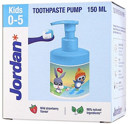 Kinder-Zahnpasta 0-5 Jahre - Jordan Kids Toothpaste Pump  — Bild N2