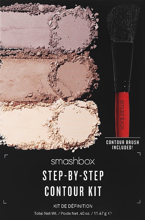 Konturpalette für das Gesicht - Smashbox Step by Step Contour Kit Light/Medium — Bild N2