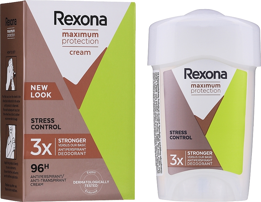 Deo-Cremestick Antitranspirant - Rexona Maximum Protection Stress Control — Bild N1