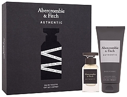 Düfte, Parfümerie und Kosmetik Abercrombie & Fitch Authentic Men  - Set (Eau de Toilette 50ml + Duschgel 200ml)