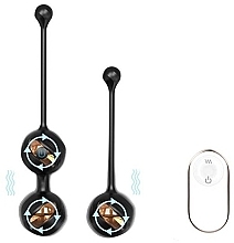 Vaginalkugeln mit 9 Vibrationsmodi - S-Hande Gem-RT Black — Bild N1