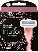 Düfte, Parfümerie und Kosmetik Austauschbare Klingen 6 St. - Wilkinson Sword Intuition Complete