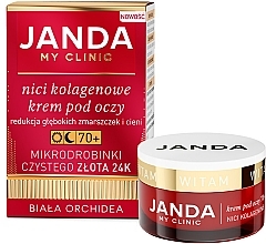 Düfte, Parfümerie und Kosmetik Kollagen-Augencreme 70+ - Janda My Clinic Collagen Threads Eye Cream 
