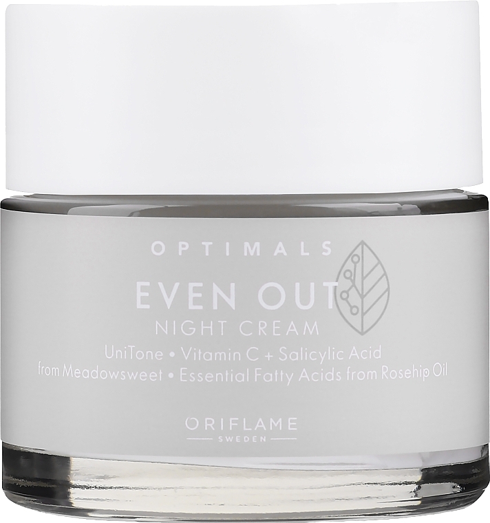 GESCHENK! Nachtcreme gegen Pigmentflecken - Oriflame Optimals Even Out Night Cream  — Bild N1