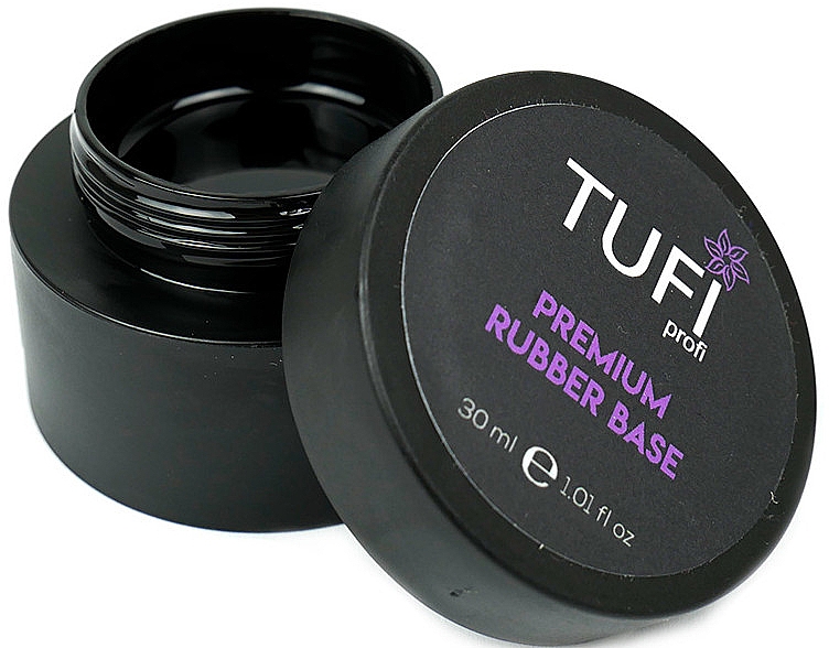 Gummibasis für Nägel - Tufi Profi Premium Rubber Base — Bild N2