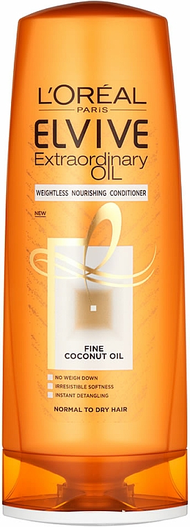 Nährende Haarspülung mit Kokosnussöl für normales und trockenes Haar - L'Oreal Paris Elseve Extraordinary Oil Coconut Conditioner — Bild N2