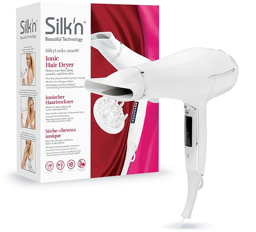Haartrockner - Silk'n Hair Dryer HD1PEU002 2200W  — Bild N1