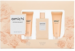Düfte, Parfümerie und Kosmetik Amichi Intense Bouquet - Duftset (Eau de Toilette 75ml + Körperlotion 75ml + Duschgel 75ml) 