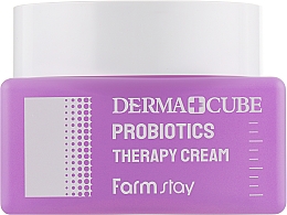 Düfte, Parfümerie und Kosmetik Przeciwzmarszczkowy krem do twarzy z probiotykami - FarmStay Derma Cube Probiotics Therapy Cream