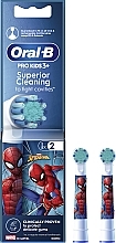 Ersatzkopf für elektrische Kinderzahnbürste Spiderman 2 St. - Oral-B Pro Kids 3+  — Bild N2
