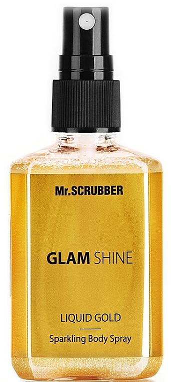 Strahlendes Körperspray - Mr.Scrubber Glam Shine Liquid Gold Sparkling Body Spray — Bild N1