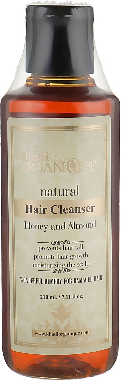 Natürliches ayurvedisches Kräutershampoo Honig & Mandel - Khadi Organique Hair Cleanser Honey And Almond — Bild N3