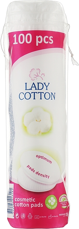 Kosmetische Wattepads 100 St. - Lady Cotton — Bild N1