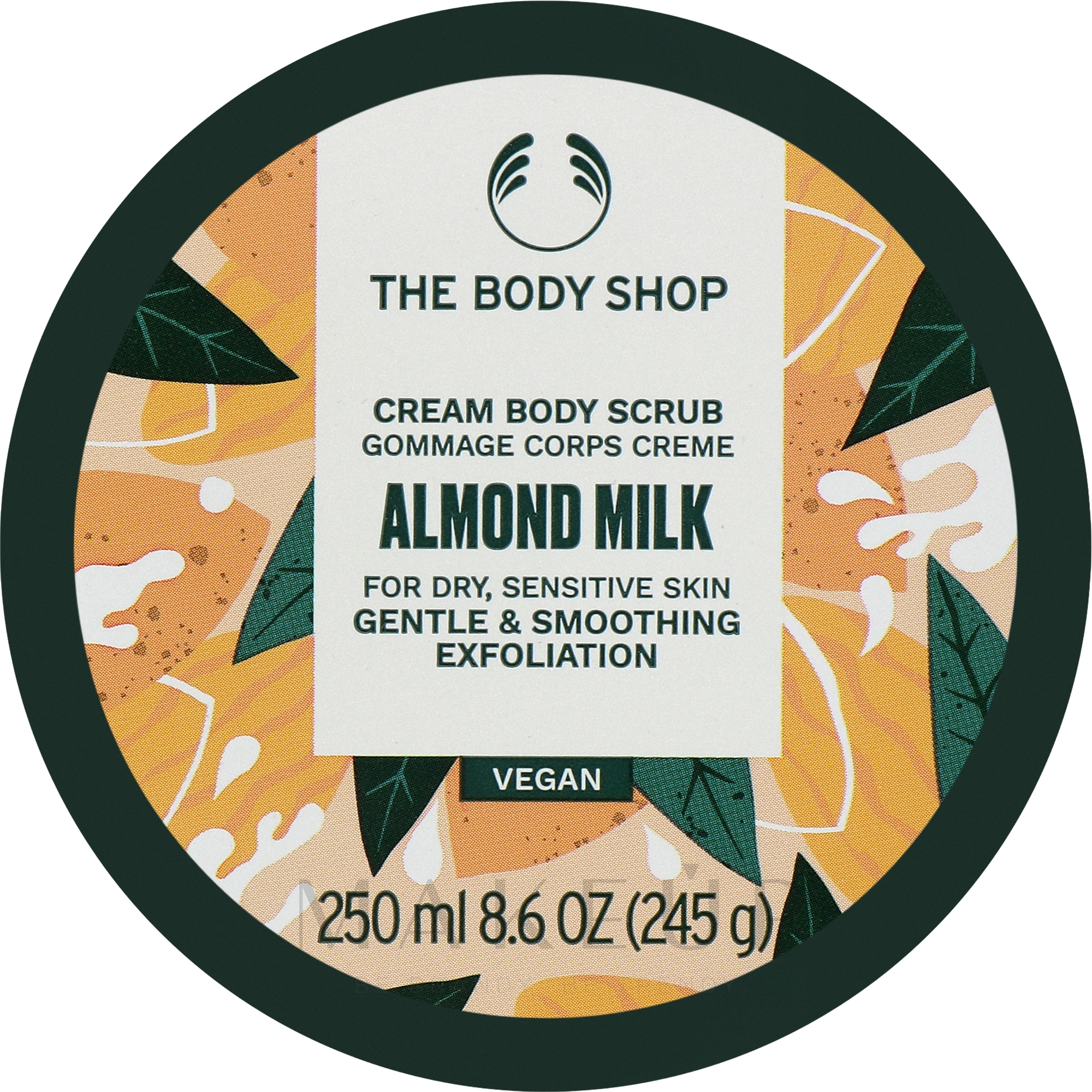Körperpeeling mit Mandelmilch - The Body Shop Almond Milk Body Scrub — Bild 240 ml