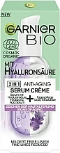 Anti-Aging-Gesichtscremeserum mit Hyaluronsäure - Garnier Bio 2in1 Anti-Age Serum Cream With Hyaluronic Acid — Bild N4