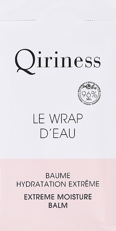 GESCHENK! Feuchtigkeitsspendender Gesichtsbalsam - Qiriness Le Wrap D’eau Balm — Bild N1