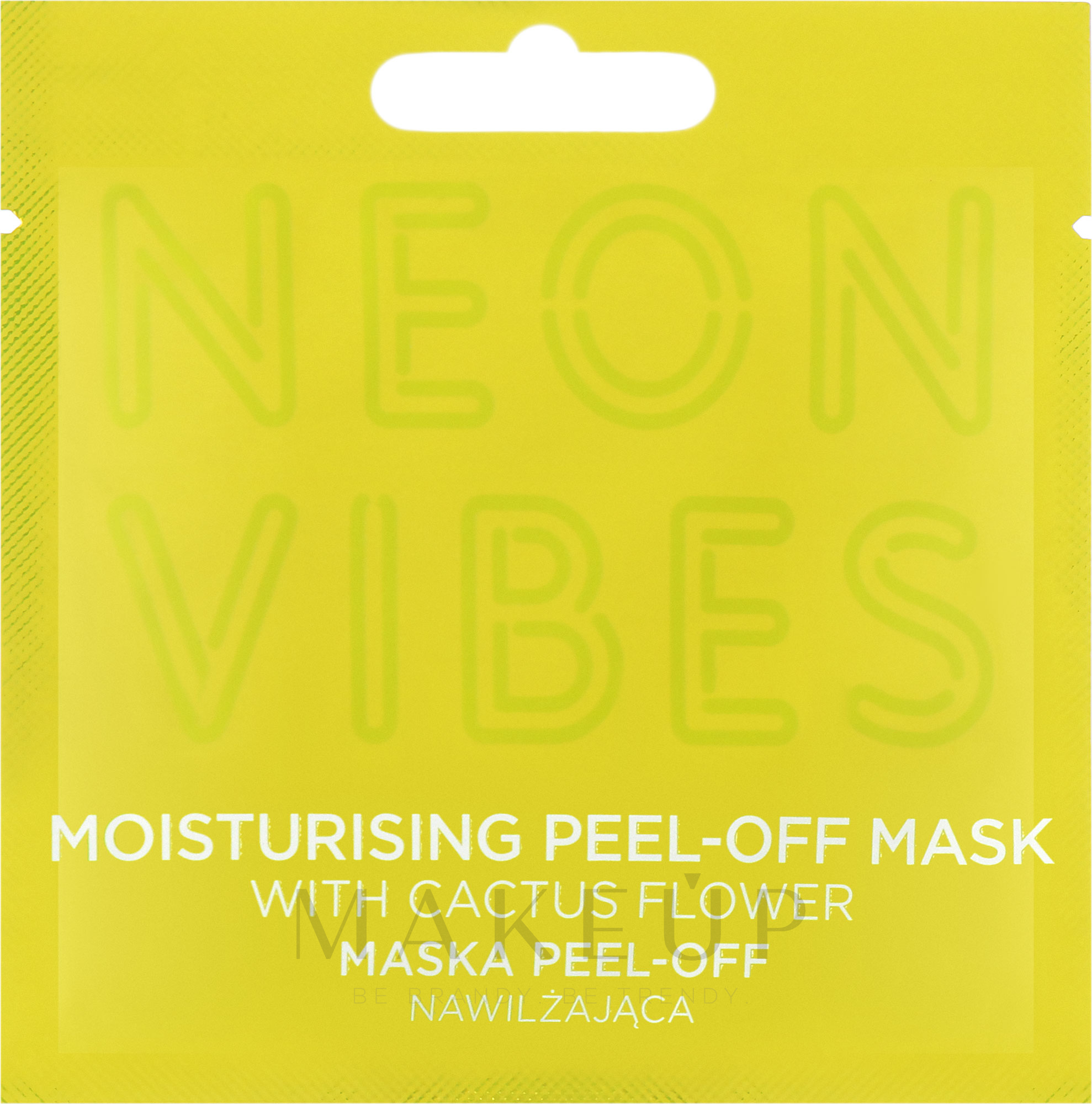 Feuchtigkeitsspendende Gesichtsmaske mit Kaktusblüte - Marion Neon Vibes Moisturising Peel-Off Mask — Bild 8 g