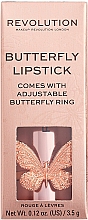 Lippenstift - Makeup Revolution Precious Glamour Butterfly Velvet Lipstick — Bild N4