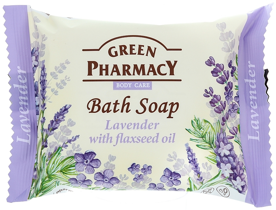 Seife mit Lavendelextrakt und Leinöl - Green Pharmacy Bath Soap — Bild N1