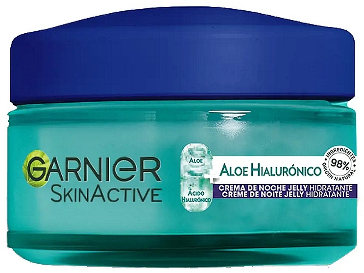 Feuchtigkeitsspendende Gesichtscreme für die Nacht - Garnier Skin Active Hyaluronic Aloe Moisturizing Jelly Night Cream — Bild N2