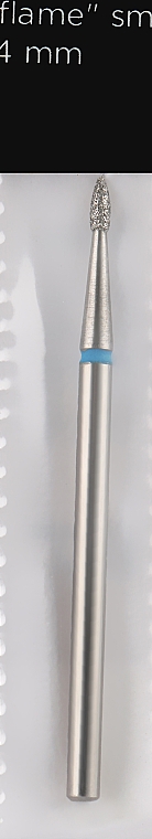 Diamant-Nagelfräser in Geschossform L-4 mm 1,4 mm blau - Head The Beauty Tools — Bild N1