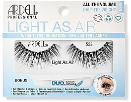 Düfte, Parfümerie und Kosmetik Falsche Wimpern mit Kleber - Ardell False Lashes Light As Air 523 1 Pair + Lash Glue