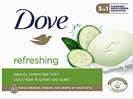 Cremeseife - Dove Cucumber & Green Tea Bar — Bild N1