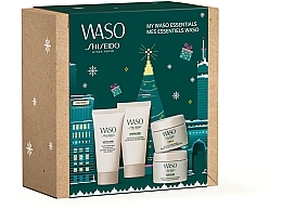 Gesichtspflegeset - Shiseido Waso Holiday Kit (Maske 30ml + Gel 30ml + Maske 15ml + Creme 15ml)  — Bild N1