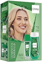 Düfte, Parfümerie und Kosmetik C-Thru Luminous Emerald - Körperspray (Körperspray 75 ml + Duschgel 250 ml) 