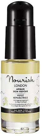 Arganöl für die Haut - Nourish London Argan Skin Rescue Oil — Bild N1
