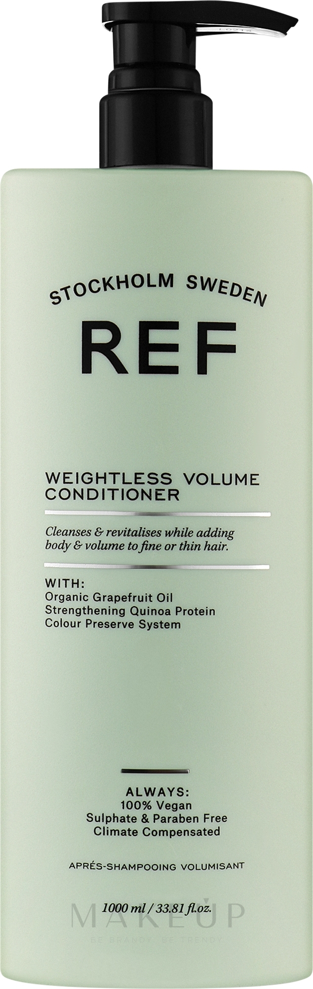 Leichter Conditioner für mehr Volumen für feines und normales Haar - REF Weightless Volume Conditioner — Bild 1000 ml