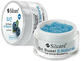 Düfte, Parfümerie und Kosmetik Lippenpeeling mit Heidelbeergeschmack - Silcare Quin So Sweet & Natural Lip Scrub Blueberry