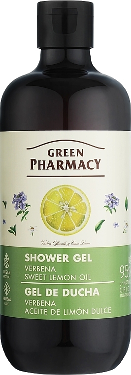Duschgel Eisenkraut und Limonenöl - Green Pharmacy — Bild N1