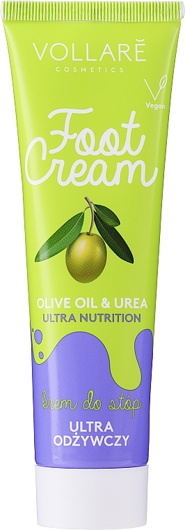 Fußcreme - Vollare Cosmetics De Luxe Ultra Nutrition Oile&Urea Foot Cream 