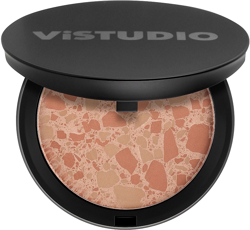 Kompaktpuder mit Spiegel - ViSTUDIO Compact face powder Palladio effect — Bild N1