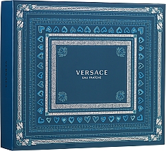 Versace Man Eau Fraiche - Duftset (Eau de Toilette 100ml + Duschgel 150ml + Eau de Toilette 10ml) — Bild N1