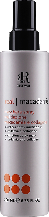 Haarspray-Maske mit Macadamiaöl und Kollagen - RR Line Macadamia Star — Bild N1