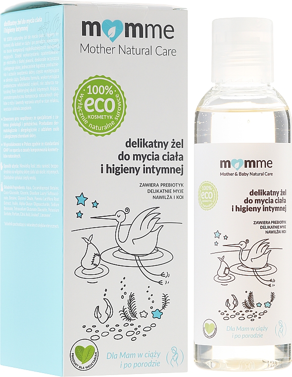 Beruhigendes und feuchtigkeitsspendendes Waschgel für Körper und Intimhygiene - Momme Mother Natural Care Gel — Bild N1